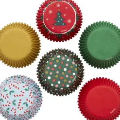 WILTON Caissettes Cupcakes Fêtes de Noël 6 motifs (x150) Discount