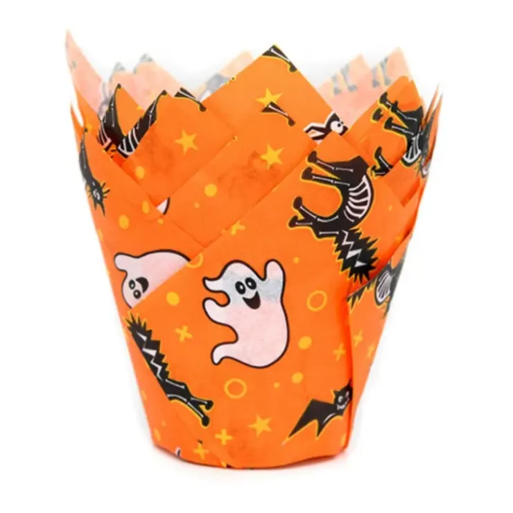 HOUSE OF MARIE Caissettes Cupcakes Halloween Tulipe (x36) Outlet