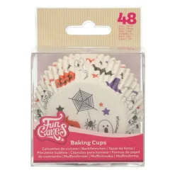FUNCAKES Caissettes Cupcakes Halloween (x48) New