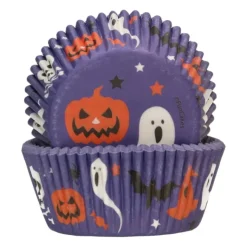 FUNCAKES Caissettes Cupcakes Violettes Halloween (x48) Sale