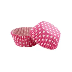 GATODECO Caissettes en Papier Rose à Pois Blancs Gatodéco (x50) Hot