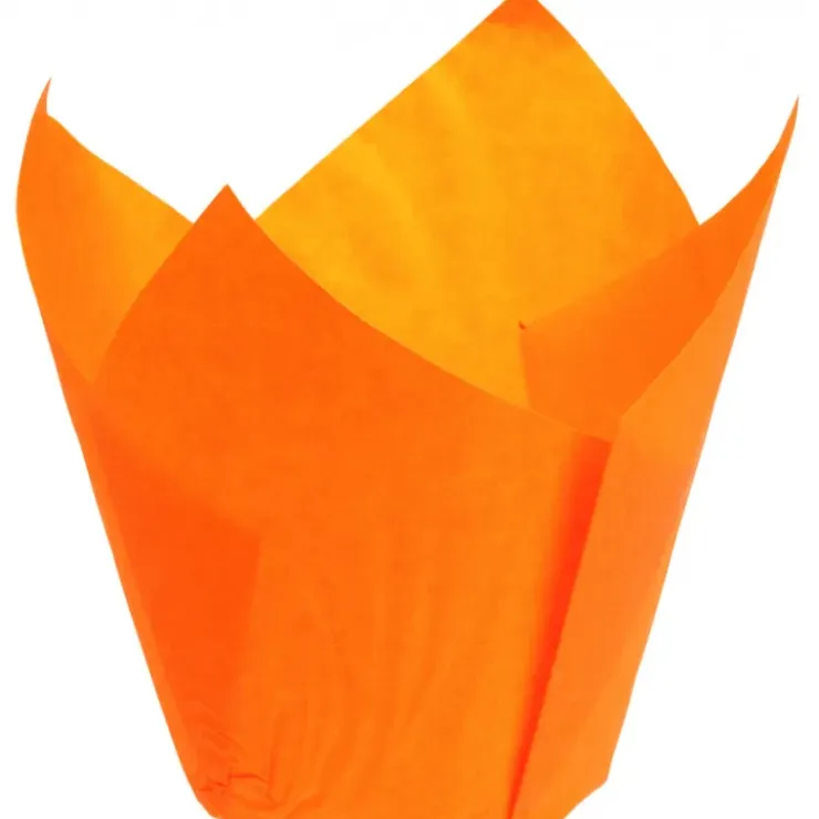 NORDIA Caissettes en Papier Tulipcup Orange Ø 5 cm H 8 cm (x200) Sale