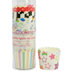 SCRAPCOOKING Caissettes rigides de cuisson Motifs Assortis (x25) New