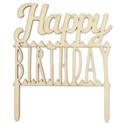 SCRAPCOOKING Cake Topper Bois Happy Birthday 12 cm Outlet