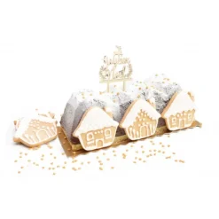 SCRAPCOOKING Cake Topper Bois Joyeux Noël 13cm Outlet