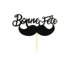 PATISDECOR Cake Topper Bonne Fête Moustache sur Pic (x30) Patisdécor Outlet
