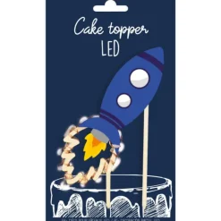 SCRAPCOOKING Cake Topper Fusée Led Best