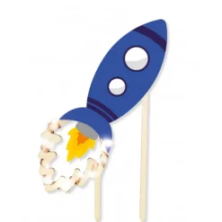 SCRAPCOOKING Cake Topper Fusée Led Best