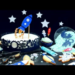 SCRAPCOOKING Cake Topper Fusée Led Best