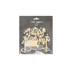 SCRAPCOOKING Cake Topper Happy New Year Led Sale