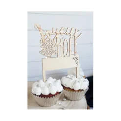 SCRAPCOOKING Cake Topper Joyeux Noël Led