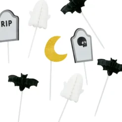 WILTON Cake Toppers Halloween (x8) Best