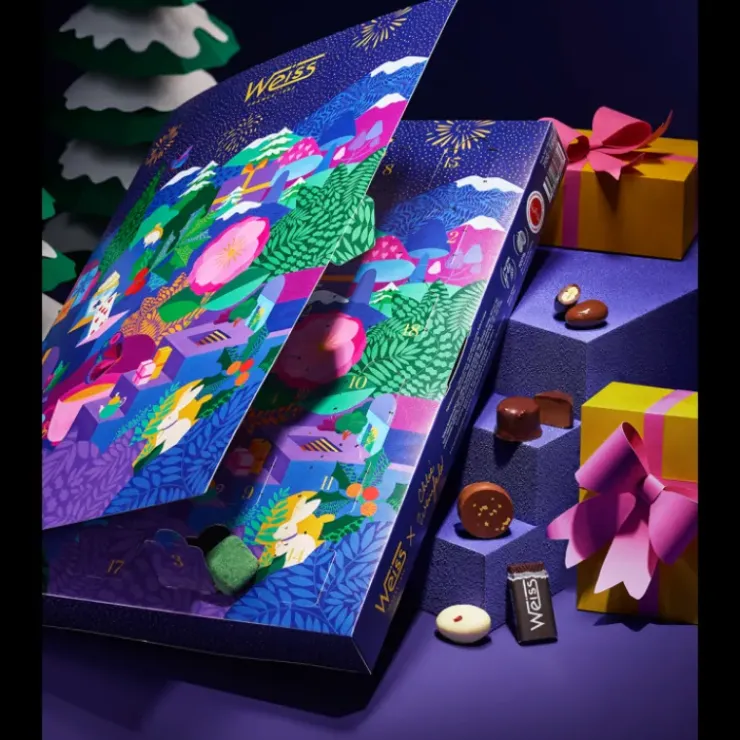 WEISS Calendrier de l'Avent Chloé Weinfeld 210 g Outlet
