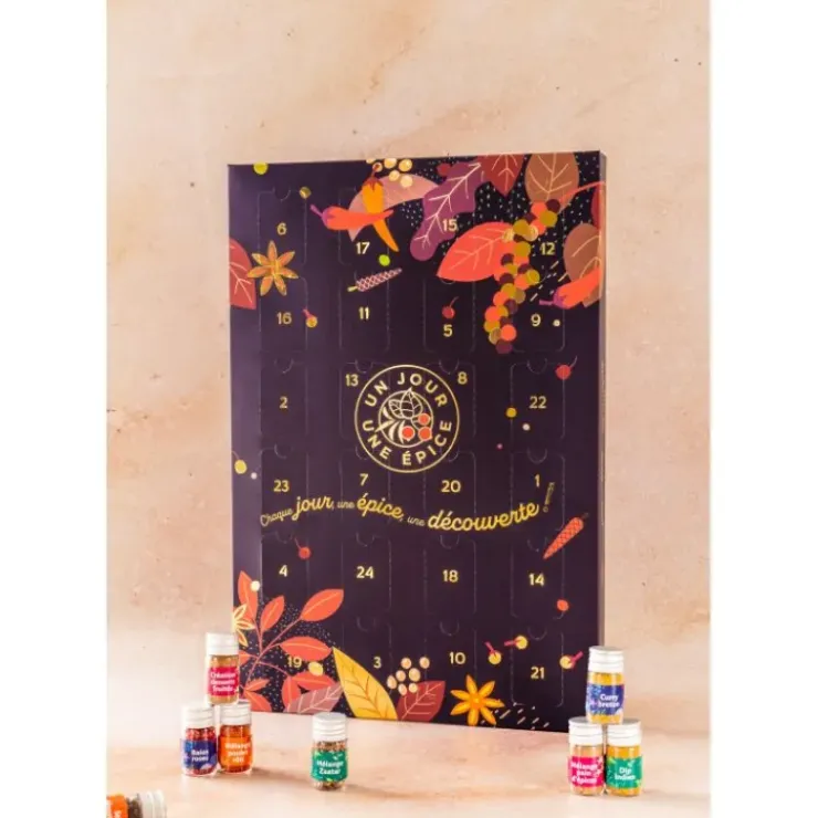 UN JOUR UNE EPICE Calendrier de l'Avent Epices Gourmandes en Tubes Discount