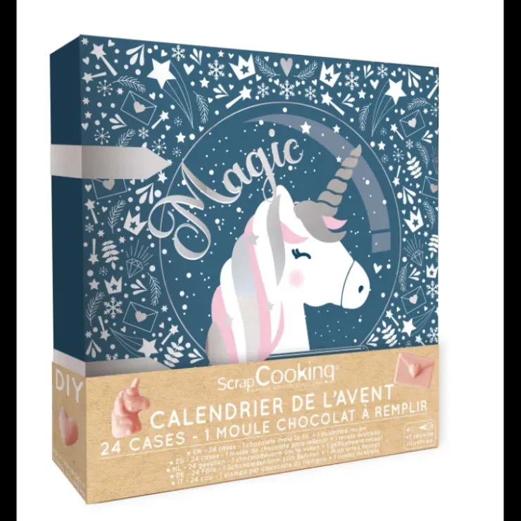 SCRAPCOOKING Calendrier de l'Avent Licorne New