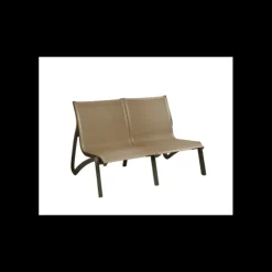 GROSFILLEX Canapé Conversationnel Bronze Toile Cognac Sunset Outlet