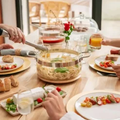 MASTRAD Casserole en Verre 20 cm Belissam New