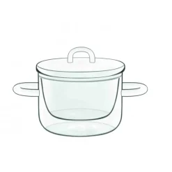 LUIGI BORMIOLI Casserole en Verre Double Paroi 25 cl (x2) THERMIC GLASS Sale