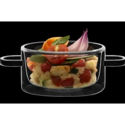 LUIGI BORMIOLI Casserole en Verre Double Paroi 27 cl (x2) THERMIC GLASS Clearance