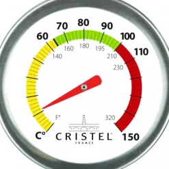 CRISTEL Casserole et Cuit Vapeur Inox Ø 20 cm Anses Mutine Blanc Biome Clearance