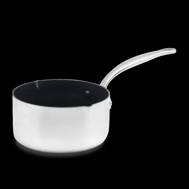 GREENPAN Casserole Inox Ø 16 cm avec Becs Verseurs PREMIERE Outlet