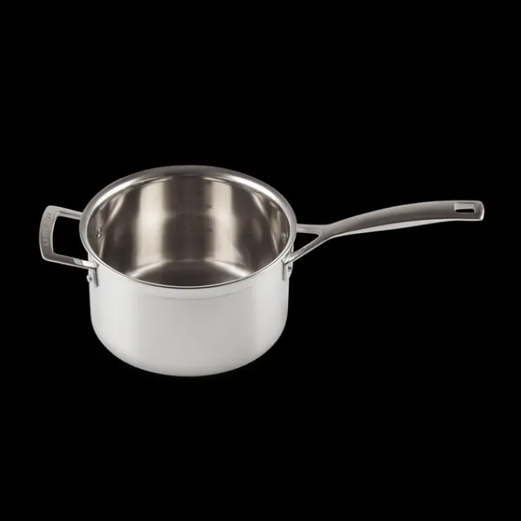 LE CREUSET Casserole Inox avec Couvercle 20 cm Online