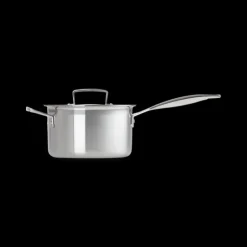 LE CREUSET Casserole Inox avec Couvercle 18 cm Hot