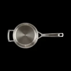 LE CREUSET Casserole Inox avec Couvercle 18 cm Hot