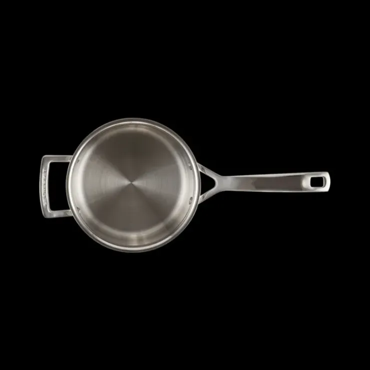 LE CREUSET Casserole Inox avec Couvercle 18 cm Hot