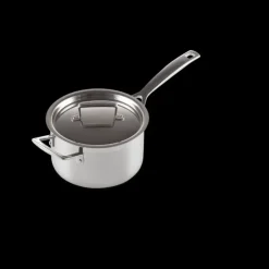 LE CREUSET Casserole Inox avec Couvercle 18 cm Hot