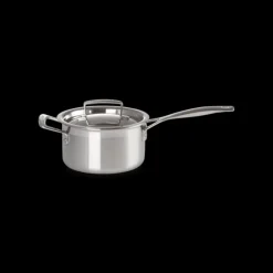 LE CREUSET Casserole Inox avec Couvercle 16 cm Hot