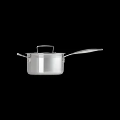 LE CREUSET Casserole Inox avec Couvercle 16 cm Hot