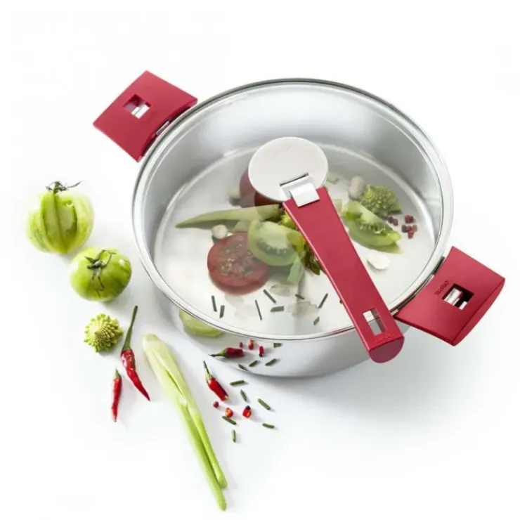 CRISTEL Casserole Mutine Ø 20 cm Manche Amovible Inox New