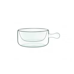 LUIGI BORMIOLI Casserole Verre Double Paroi 16 cl (x2) THERMIC GLASS New