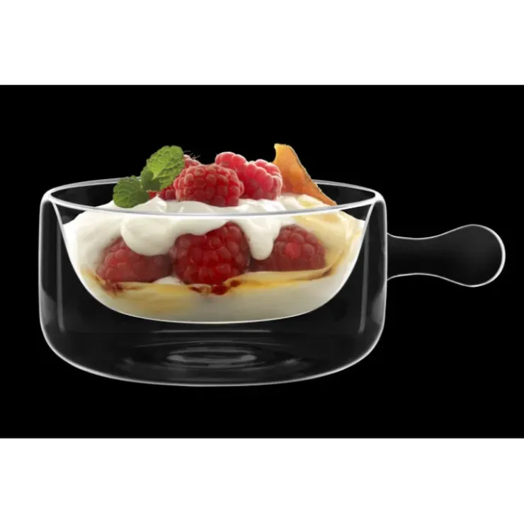LUIGI BORMIOLI Casserole Verre Double Paroi 16 cl (x2) THERMIC GLASS New