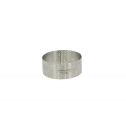 DE BUYER Cercle à Entremets Perforé Ø 5,5 cm x H 3,5 cm de L'école Valrhona Discount