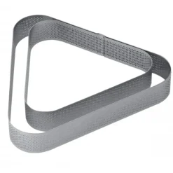 PAVONI Cercle à Entremets Triangle Inox Micro-perforé 17,5 x 16 cm x H 3,5 cm Online