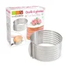SCRAPCOOKING Cercle à Génoise Extensible Inox Best