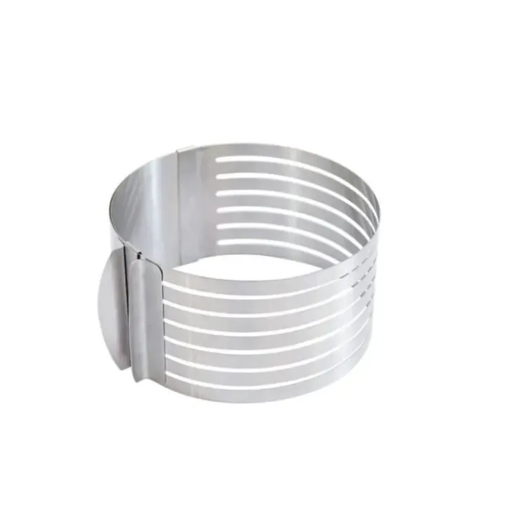 SCRAPCOOKING Cercle à Génoise Extensible Inox Best