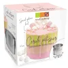 SCRAPCOOKING Cercle à Pâtisserie Extensible Inox H 12 cm New