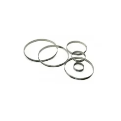 GOBEL Cercle à Tarte Inox Ø30 cm H.2 cm Bords Roulés Best