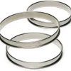 GOBEL Cercle à Tarte Inox Bords Roulés Ø 9 cm x H 2,7 cm Best