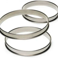 GOBEL Cercle à Tarte Inox Bords Roulés Ø 9 cm x H 2,7 cm Best