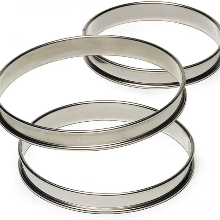 GOBEL Cercle à Tarte Inox Bords Roulés Ø 9 cm x H 2,7 cm Best