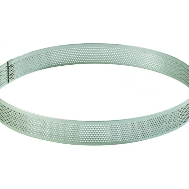 MALLARD FERRIERE Cercle à Tarte Inox Perforé Ø24 cm H.2 cm Online