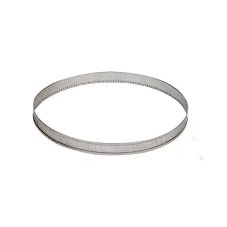 MALLARD FERRIERE Cercle à Tarte Inox Perforé Ø28 cm H.2 cm Online