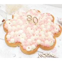 SCRAPCOOKING Cercle à Tarte Perforé Marguerite Ø 30 cm Inox Discount