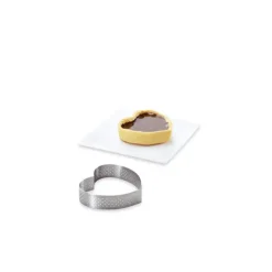 DE BUYER Cercle perforé forme coeur ø 8 cm de L'école Valrhona par New