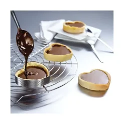 DE BUYER Cercle perforé forme coeur ø 8 cm de L'école Valrhona par New