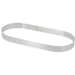 DE BUYER Cercle perforé forme Oblong 14,5 x 3,5 cm de L'école Valrhona par Clearance